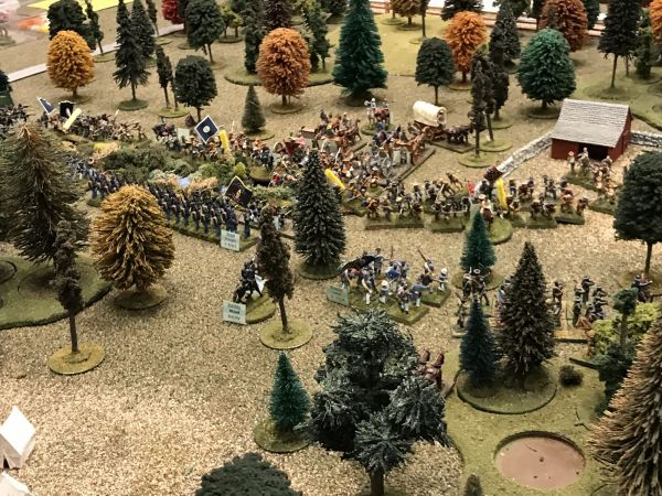 ACW Pinker's Bridge
Rules: Original Fire & Fury
20mm Figures
