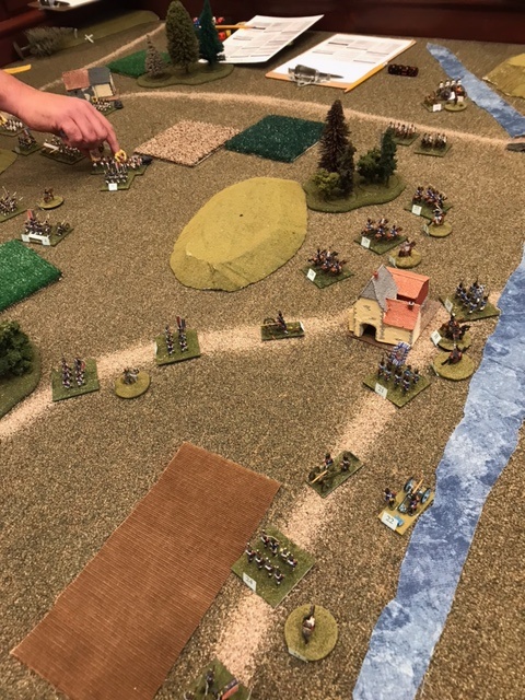 Volley & Bayonet practice game
French vs Austrians
