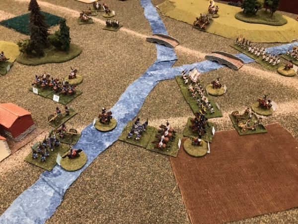 Volley & Bayonet practice game
French vs Austrians
