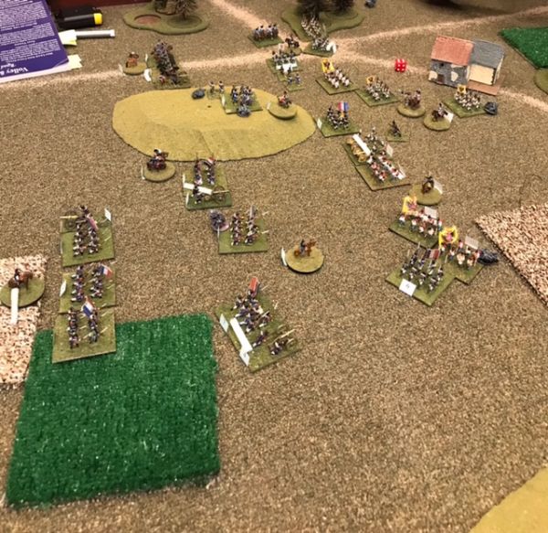 Volley & Bayonet practice game
French vs Austrians
